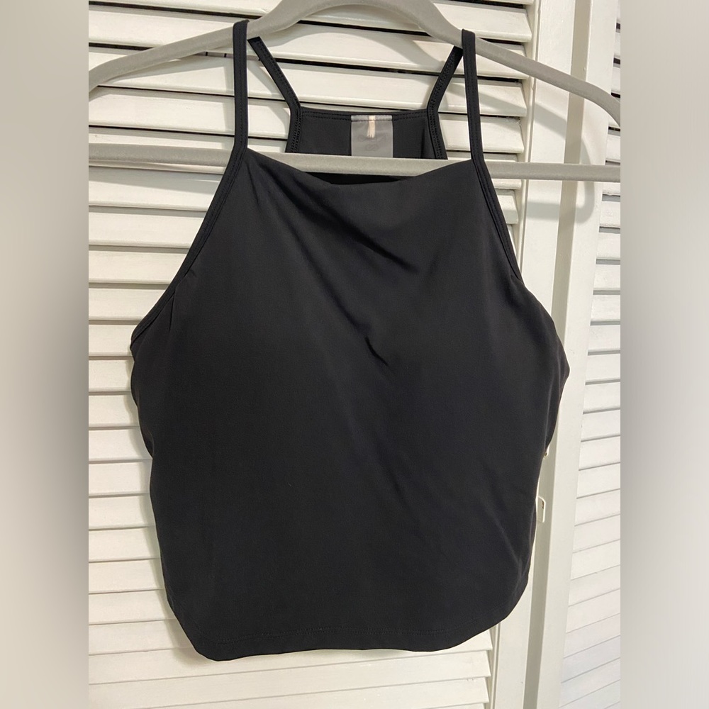 Calia high neck crop tank